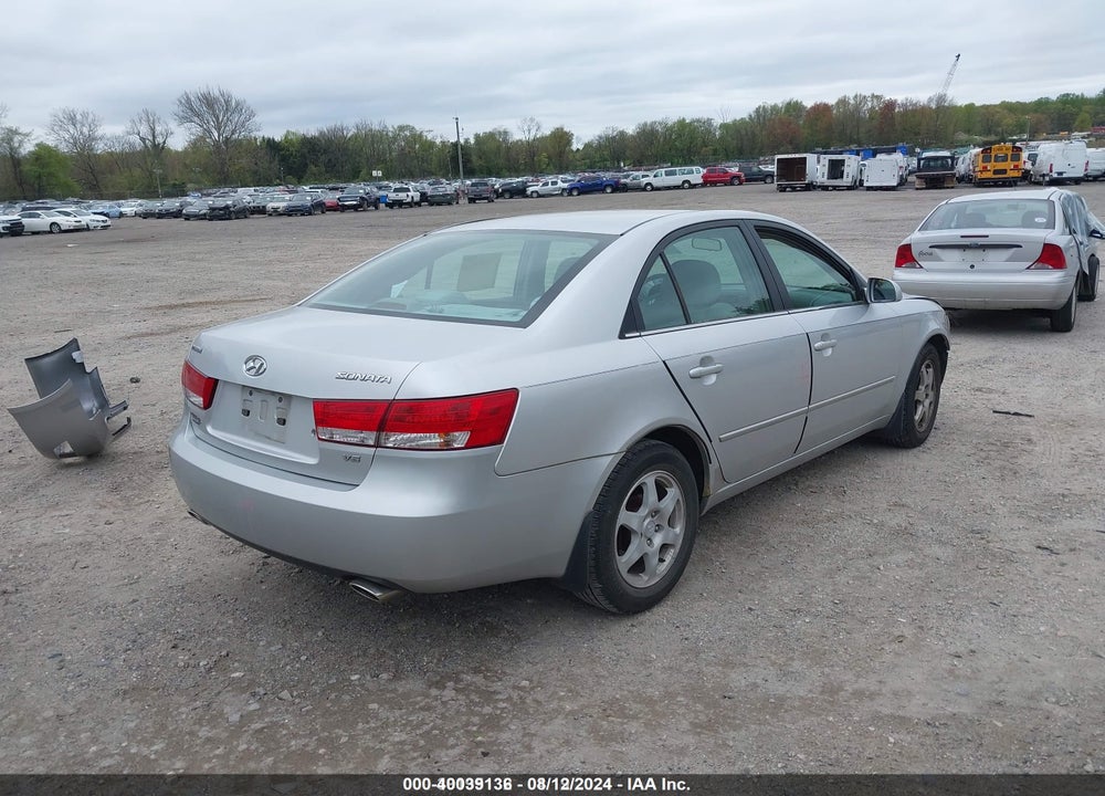 2006 HYUNDAI SONATA GLS V6/LX V6 VIN: 5NPEU46F16H023618