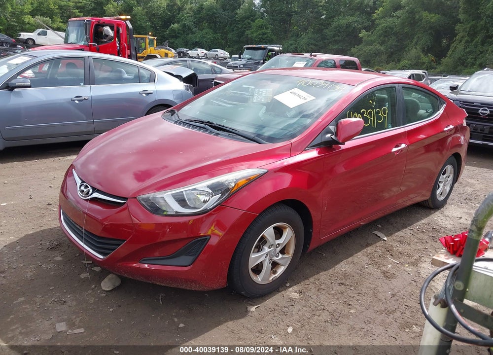 2015 HYUNDAI ELANTRA SE VIN: 5NPDH4AE1FH564568