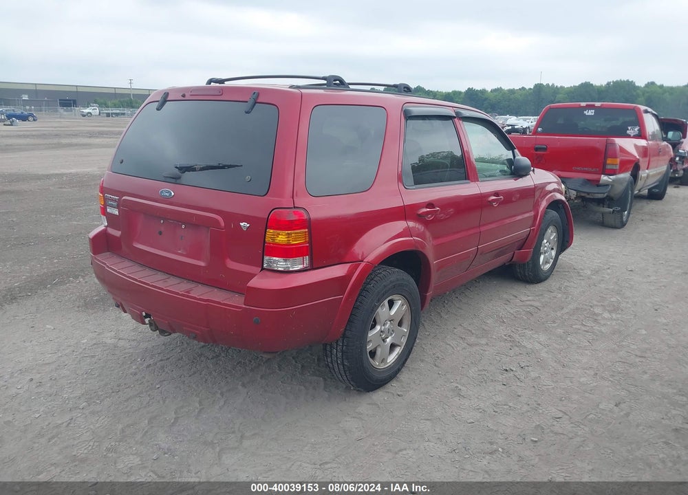 2006 FORD ESCAPE LIMITED VIN: 1FMCU94186KA12737
