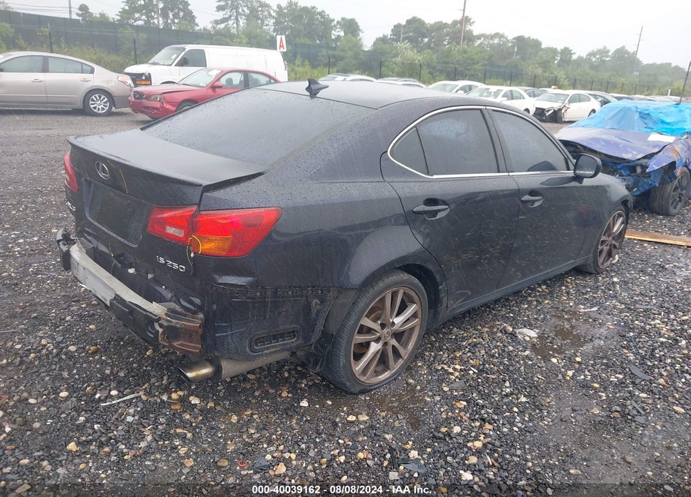 2008 LEXUS IS 250 VIN: JTHBK262482060210