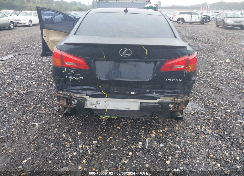 2008 LEXUS IS 250 VIN: JTHBK262482060210
