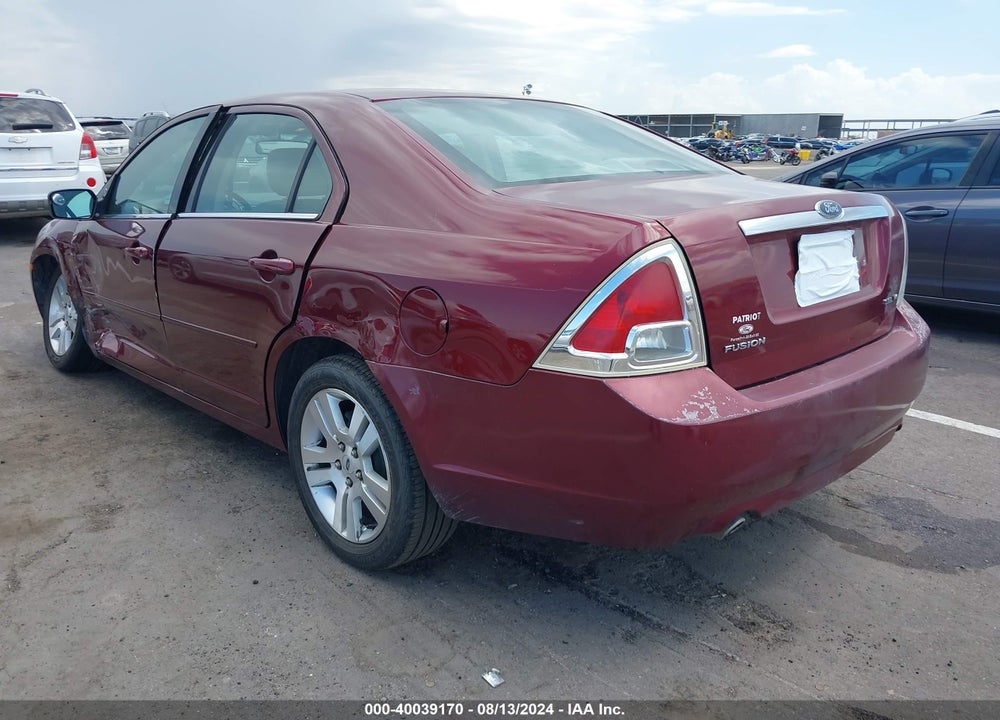 2006 FORD FUSION SEL VIN: 3FAHP08126R132784
