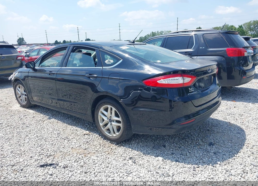 2016 FORD FUSION SE VIN: 3FA6P0H7XGR360349