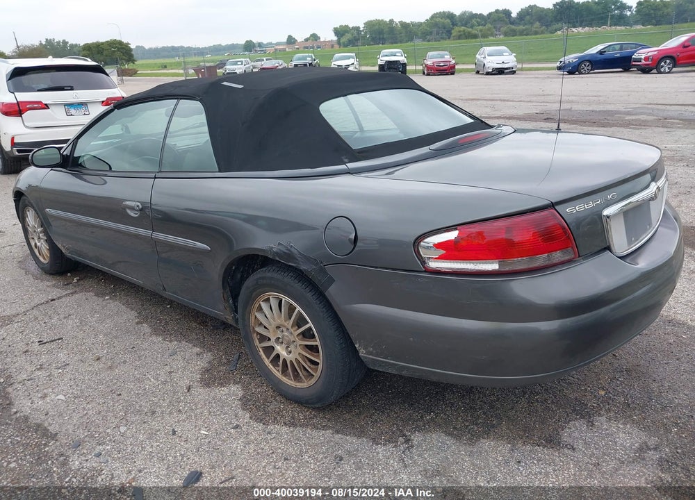 2004 CHRYSLER SEBRING VIN: 1C3EL55R74N132963
