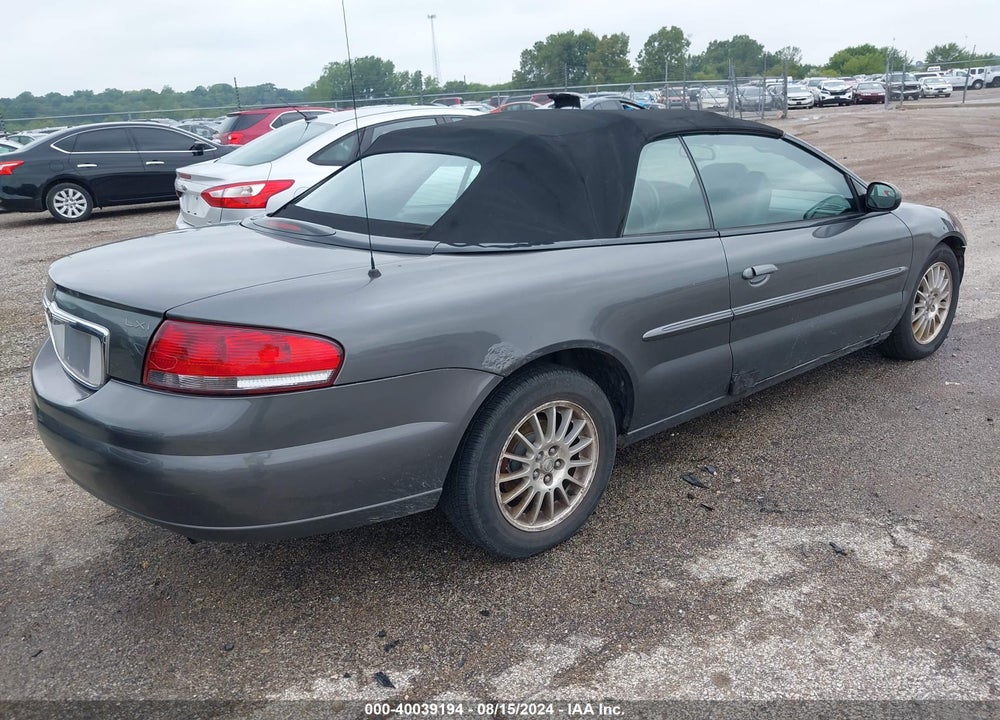 2004 CHRYSLER SEBRING VIN: 1C3EL55R74N132963
