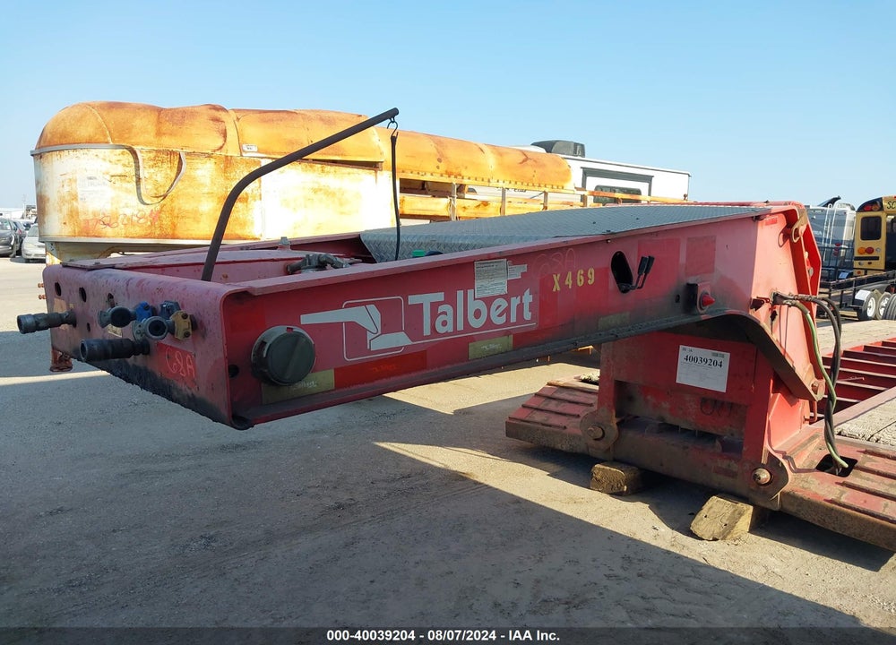 2008 TALBERT TRAILERS TRAILER VIN: 40FS0452581027787