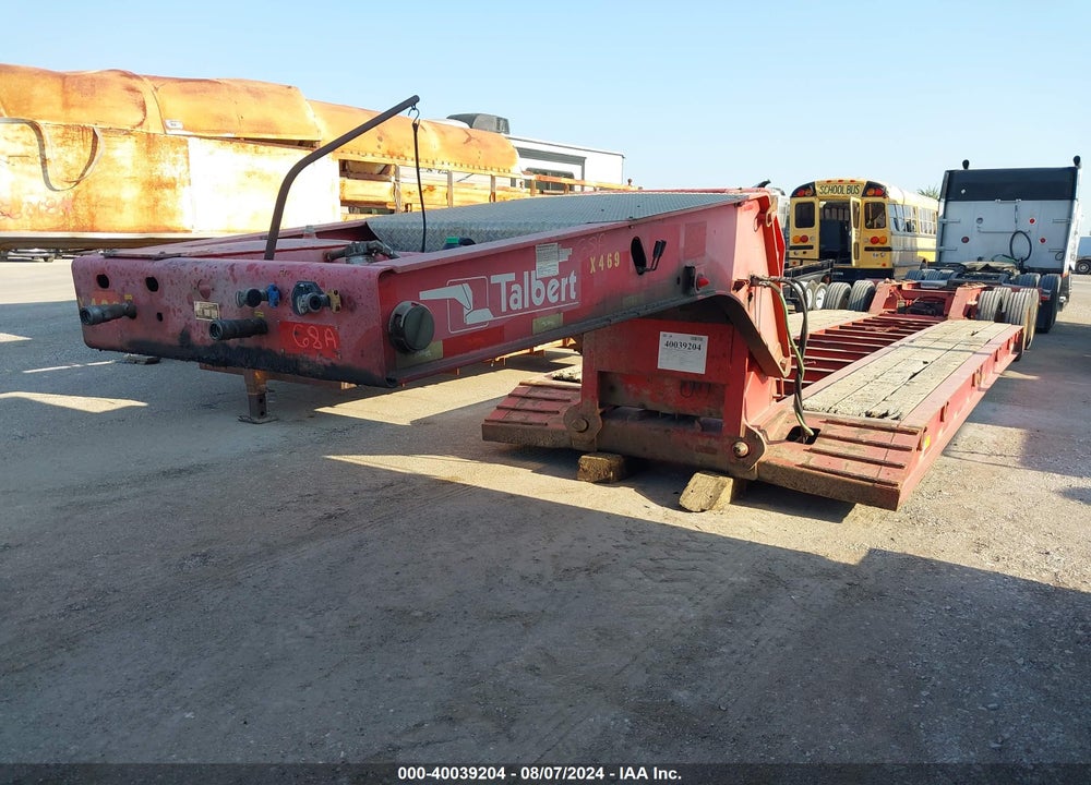 2008 TALBERT TRAILERS TRAILER VIN: 40FS0452581027787