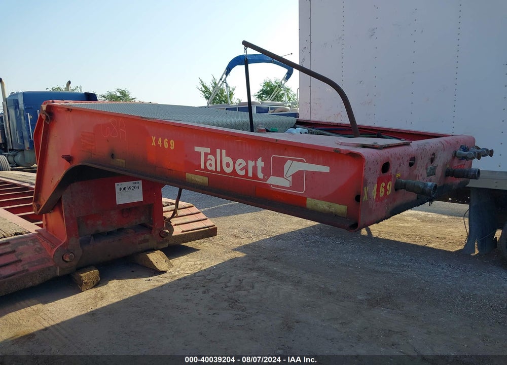 2008 TALBERT TRAILERS TRAILER VIN: 40FS0452581027787