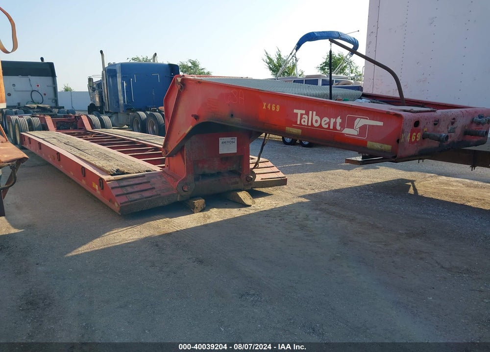 2008 TALBERT TRAILERS TRAILER VIN: 40FS0452581027787