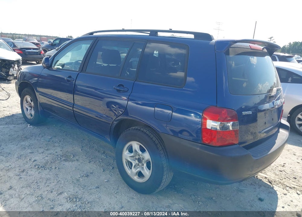 2007 TOYOTA HIGHLANDER VIN: JTEGD21A470162841