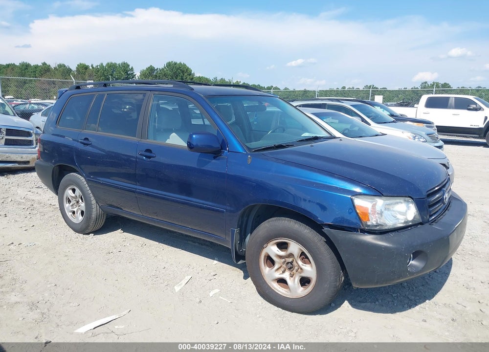 2007 TOYOTA HIGHLANDER VIN: JTEGD21A470162841