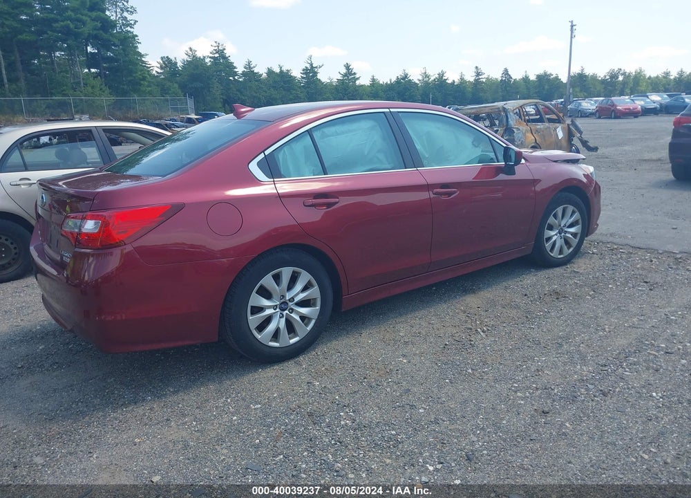 2017 SUBARU LEGACY 2.5I PREMIUM VIN: 4S3BNAC62H3069251