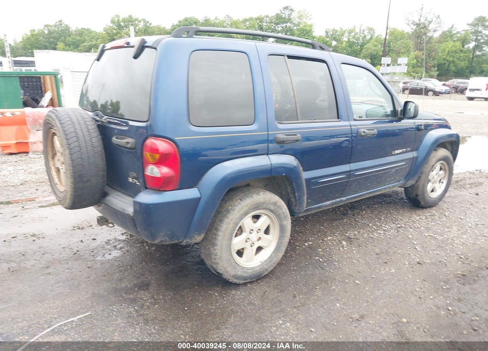 2002 JEEP LIBERTY LIMITED EDITION VIN: 1J4GL58K32W331304