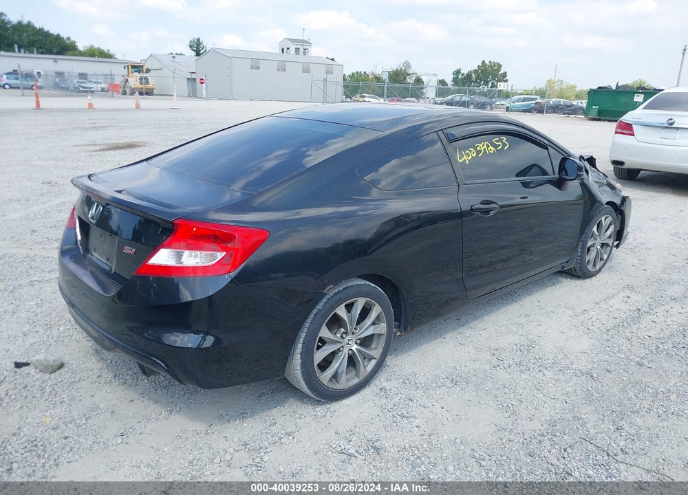 2012 HONDA CIVIC SI VIN: 2HGFG4A54CH702105