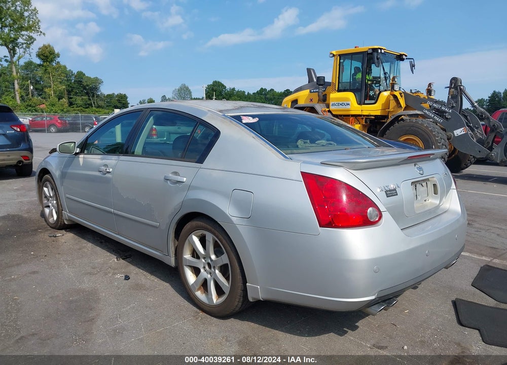 2007 NISSAN MAXIMA 3.5 SE VIN: 1N4BA41E07C814879