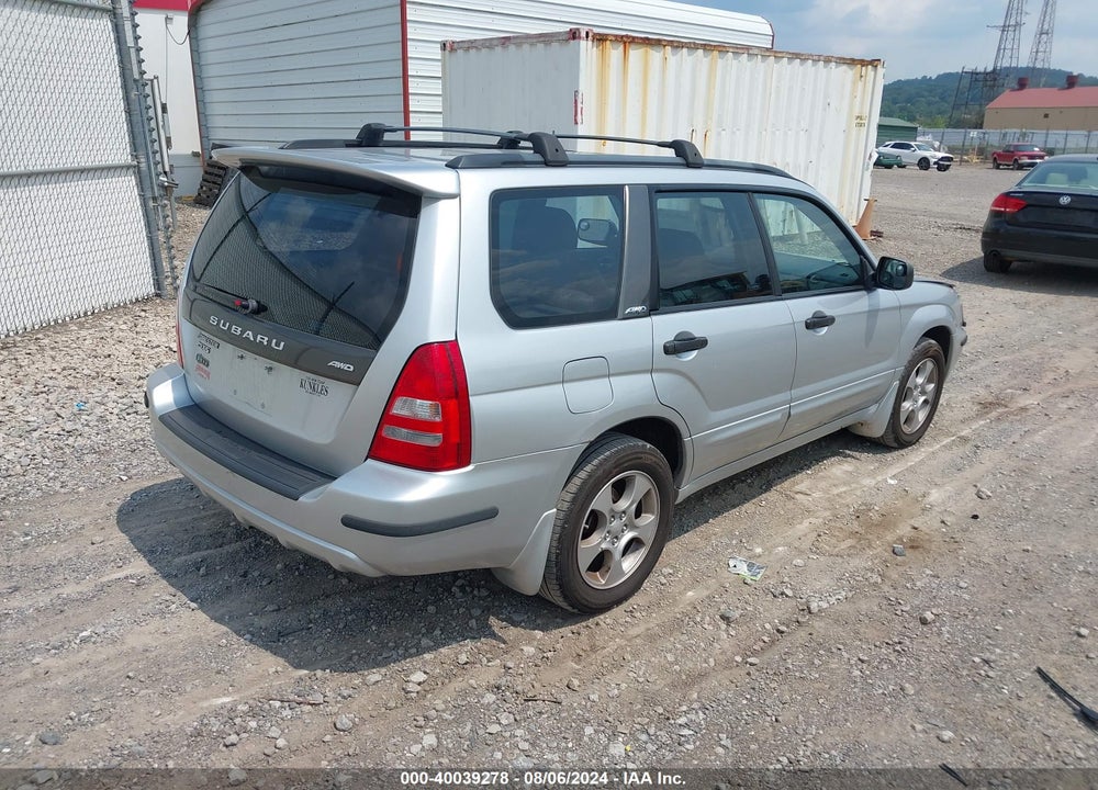 2004 SUBARU FORESTER 2.5XS VIN: JF1SG65644H758411