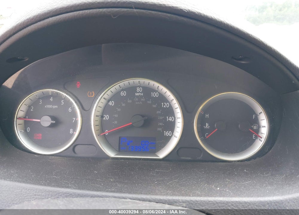 2009 HYUNDAI SONATA GLS VIN: 5NPET46C99H501801