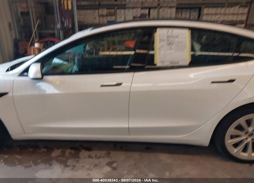 2022 TESLA MODEL 3 LONG RANGE DUAL MOTOR ALL-WHEEL DRIVE VIN: 5YJ3E1EB9NF118135