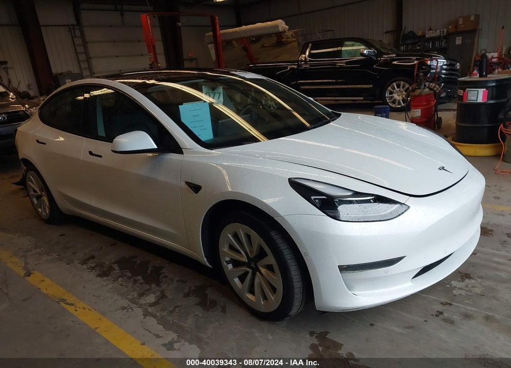 2022 TESLA MODEL 3 LONG RANGE DUAL MOTOR ALL-WHEEL DRIVE VIN: 5YJ3E1EB9NF118135