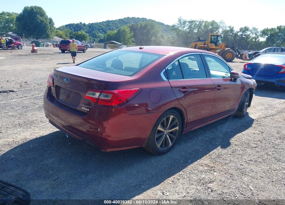 2015 SUBARU LEGACY 2.5I LIMITED VIN: 4S3BNAJ64F3058283