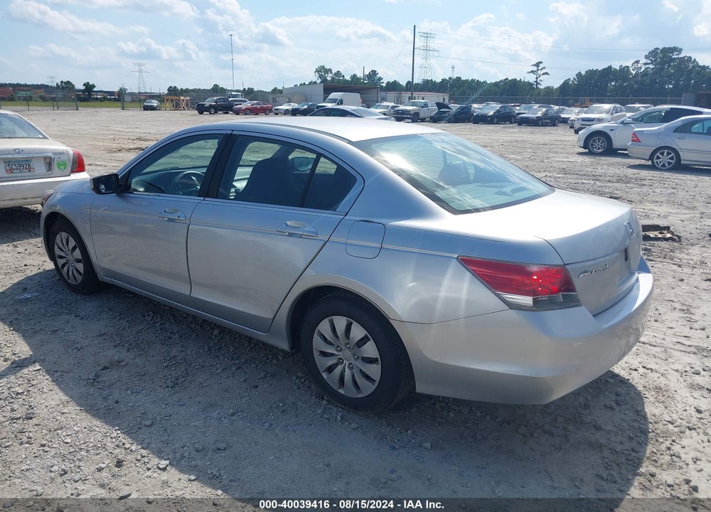 2008 HONDA ACCORD 2.4 LX VIN: 1HGCP26368A123797