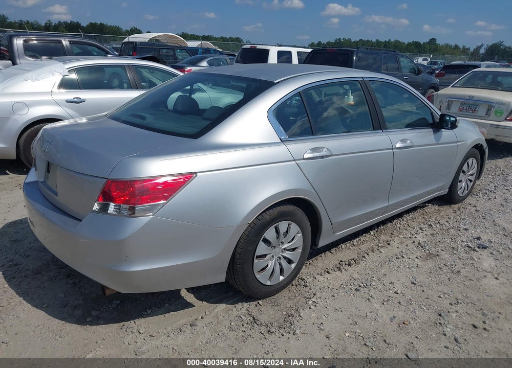 2008 HONDA ACCORD 2.4 LX VIN: 1HGCP26368A123797