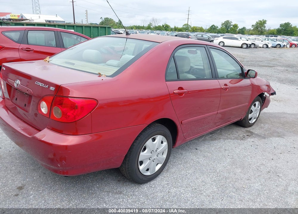 2005 TOYOTA COROLLA LE VIN: 1NXBR32E45Z381856