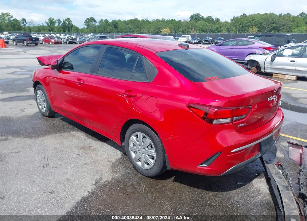 2022 KIA RIO S VIN: 3KPA24AD9NE500437
