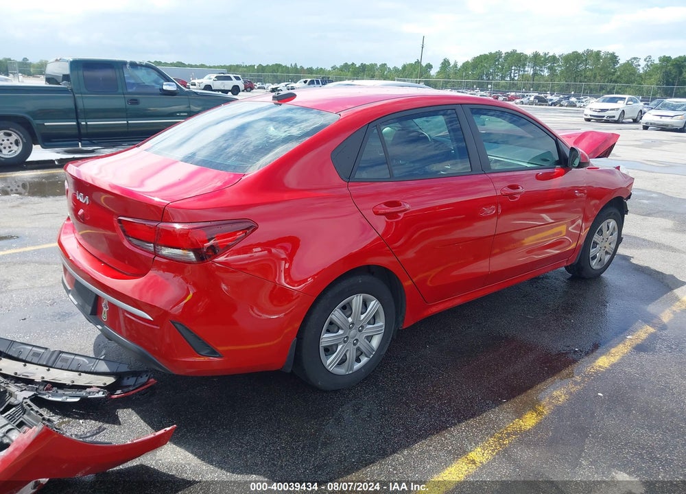 2022 KIA RIO S VIN: 3KPA24AD9NE500437