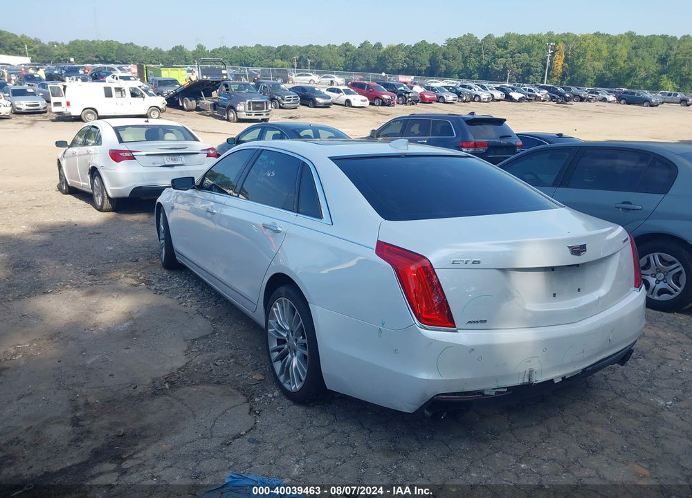 2016 CADILLAC CT6 TWIN TURBO PREMIUM LUXURY VIN: 1G6KG5R65GU166819