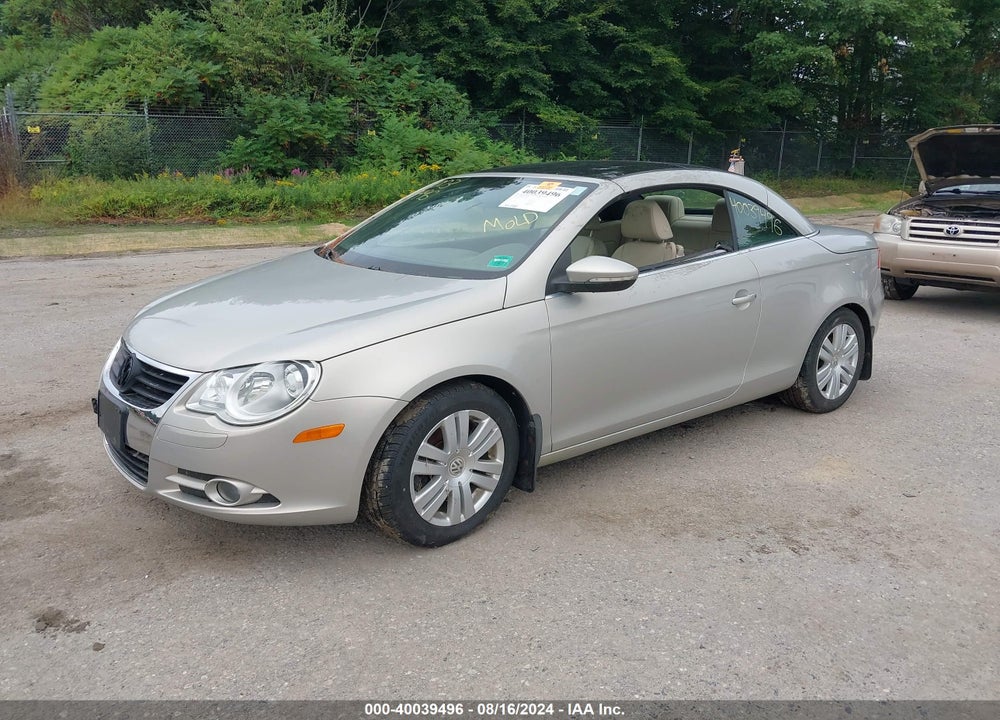 2009 VOLKSWAGEN EOS KOMFORT VIN: WVWBA71FX9V012559