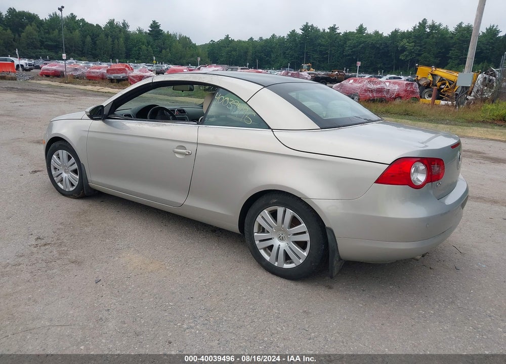 2009 VOLKSWAGEN EOS KOMFORT VIN: WVWBA71FX9V012559