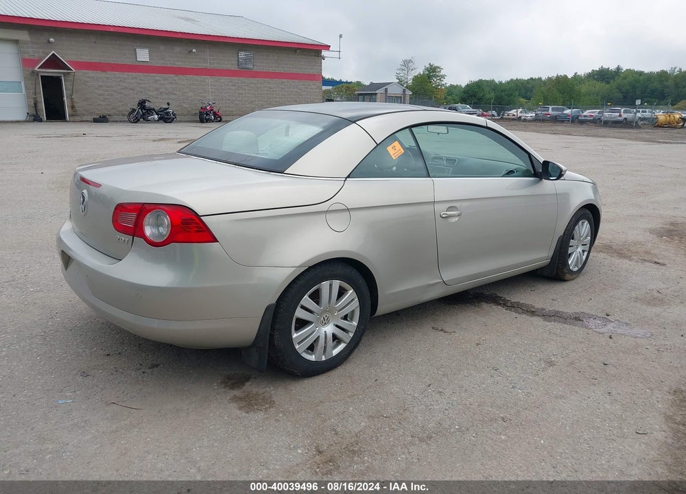 2009 VOLKSWAGEN EOS KOMFORT VIN: WVWBA71FX9V012559