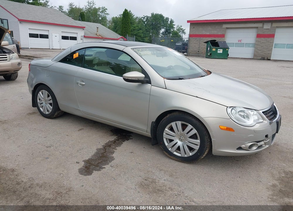 2009 VOLKSWAGEN EOS KOMFORT VIN: WVWBA71FX9V012559