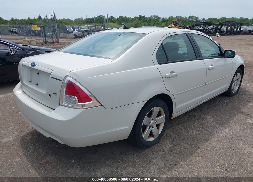 2008 FORD FUSION SE VIN: 3FAHP07Z88R184902