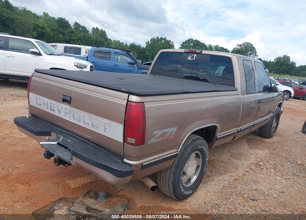 1997 CHEVROLET K1500 FLEETSIDE VIN: 2GCEK19R3V1133676