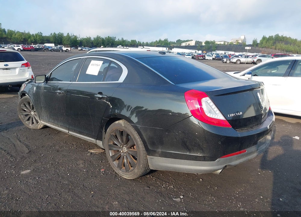 2013 LINCOLN MKS ECOBOOST VIN: 1LNHL9FT6DG615533