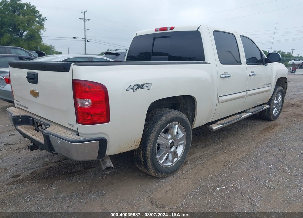 2012 CHEVROLET SILVERADO 1500 LTZ VIN: 3GCPKTE77CG301901