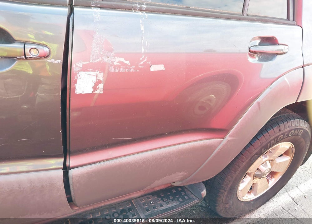 2003 TOYOTA 4RUNNER SR5 V8 VIN: JTEBT14RX30012798