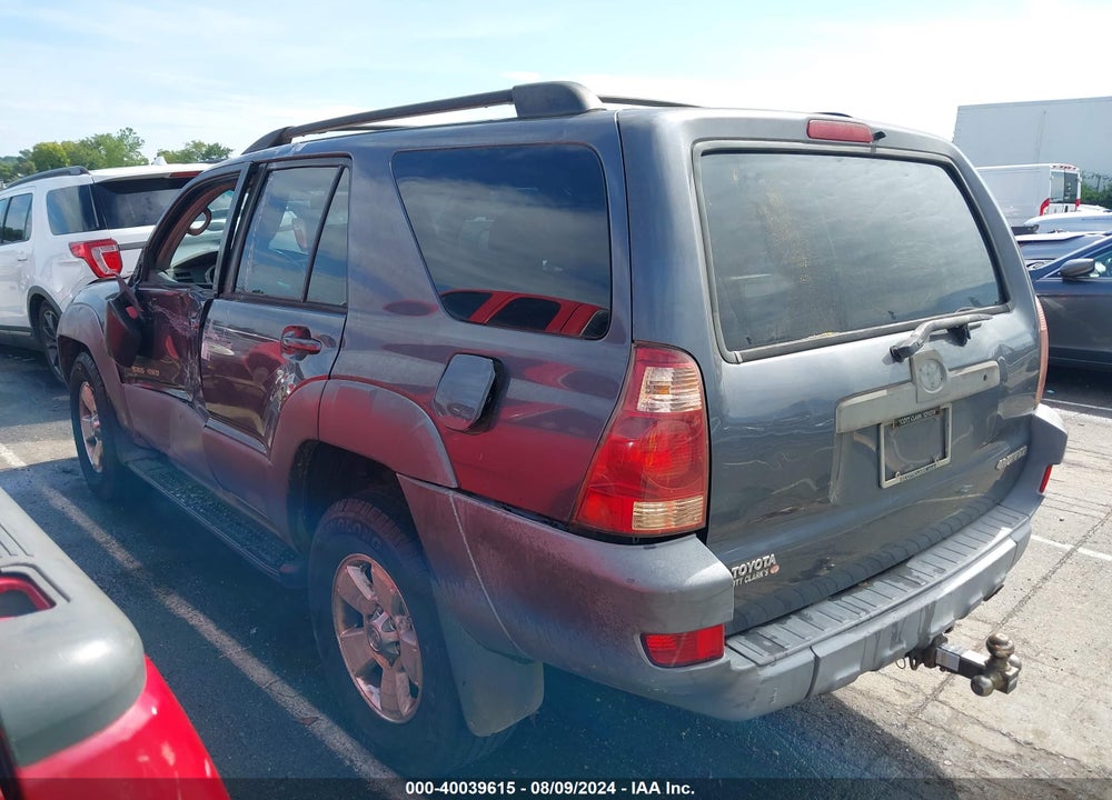 2003 TOYOTA 4RUNNER SR5 V8 VIN: JTEBT14RX30012798