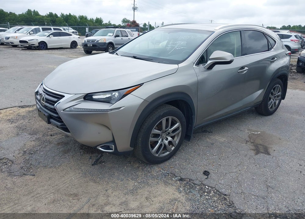 2016 LEXUS NX 200T VIN: JTJBARBZ8G2047813
