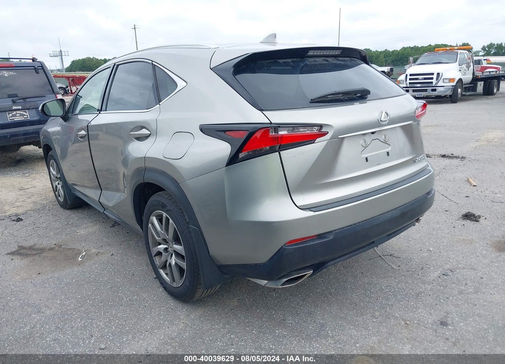 2016 LEXUS NX 200T VIN: JTJBARBZ8G2047813