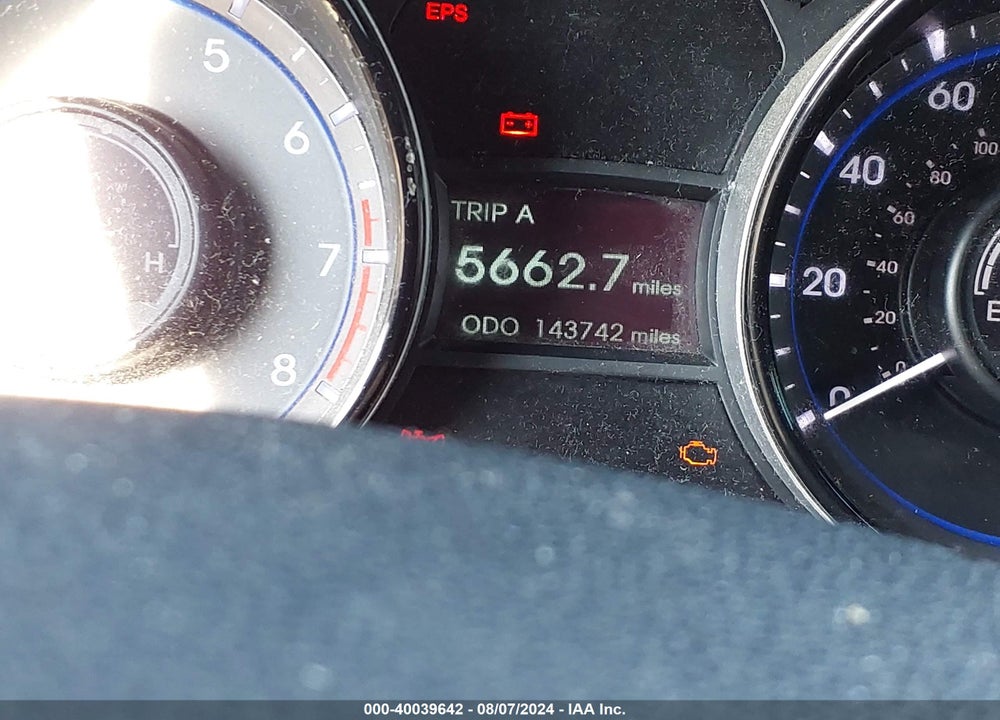 2013 HYUNDAI SONATA GLS VIN: 5NPEB4AC3DH623718