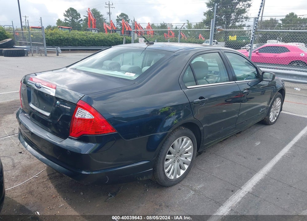 2010 FORD FUSION HYBRID VIN: 3FADP0L30AR137000