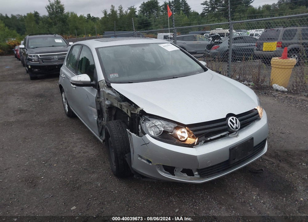 2013 VOLKSWAGEN GOLF 2.5L 4-DOOR VIN: WVWDB7AJ3DW058330