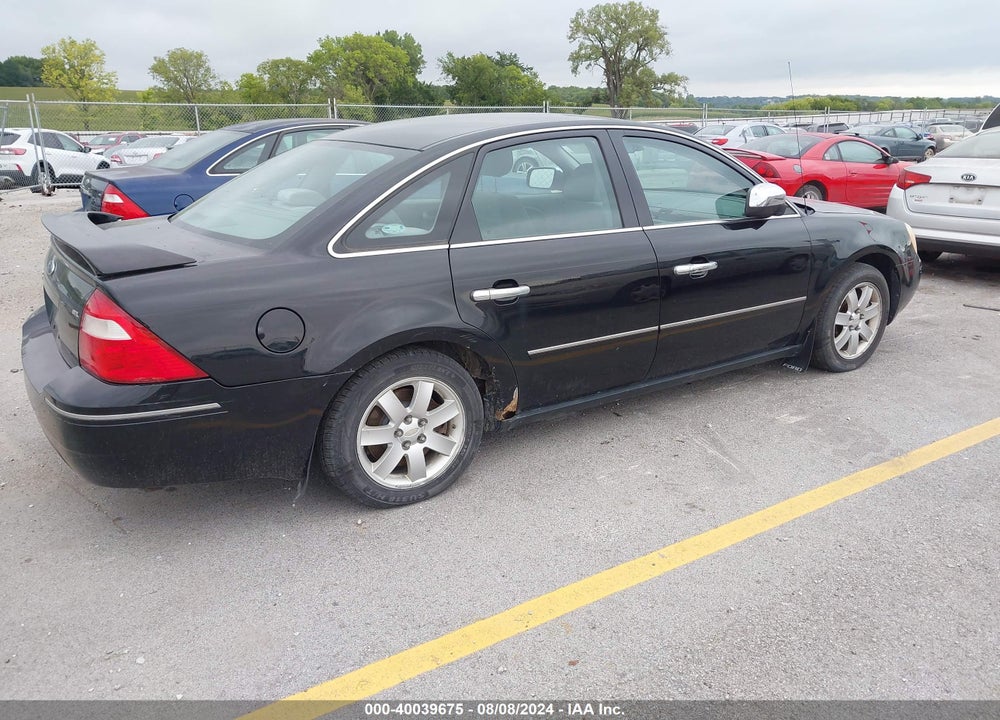 2005 FORD FIVE HUNDRED SEL VIN: 1FAFP27195G111408