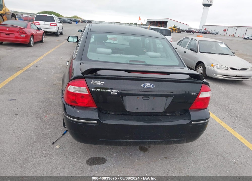 2005 FORD FIVE HUNDRED SEL VIN: 1FAFP27195G111408