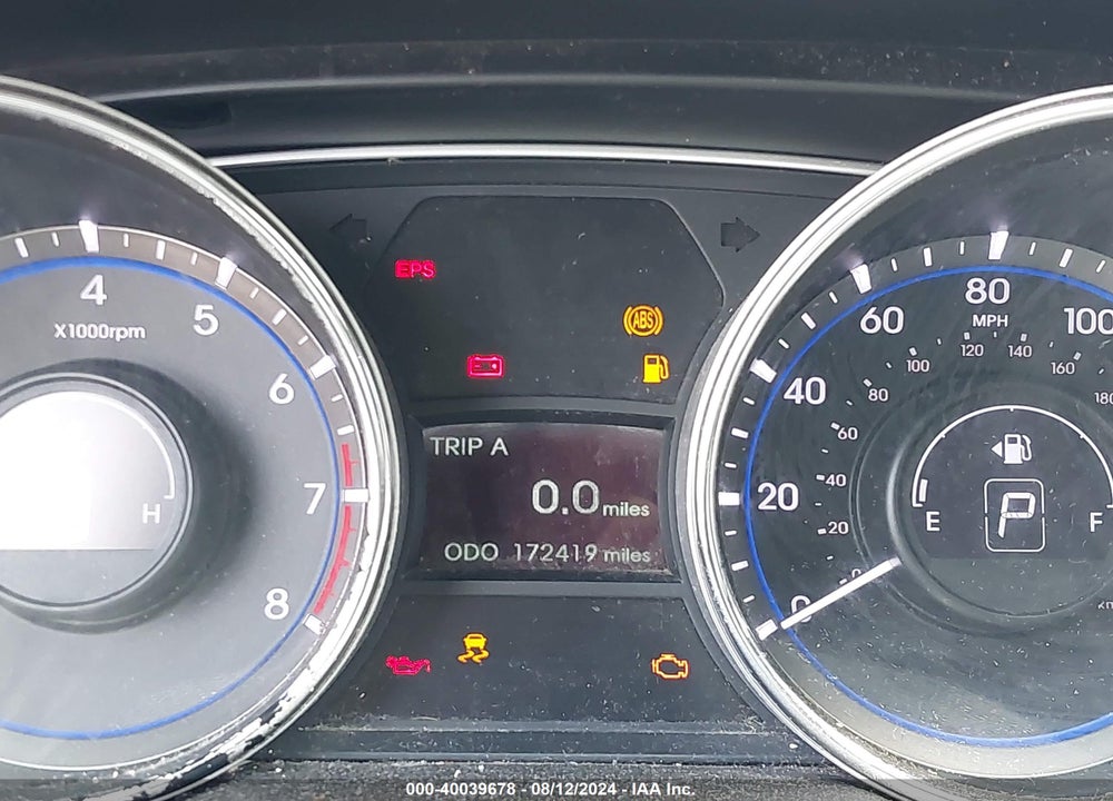 2013 HYUNDAI SONATA GLS VIN: 5NPEB4AC6DH783429