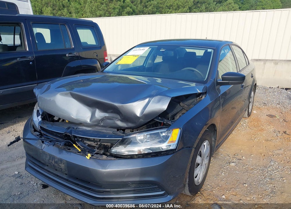2015 VOLKSWAGEN JETTA 2.0L S VIN: 3VW2K7AJ7FM288184