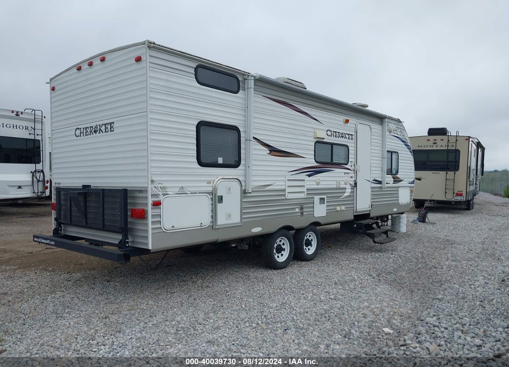 2012 FOREST RIVER TRAVEL TRAILER VIN: 4X4TCKC21CX112579
